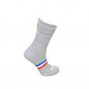 Chaussettes de course à pied PENTE DOUCE Gris Perle de marque Française