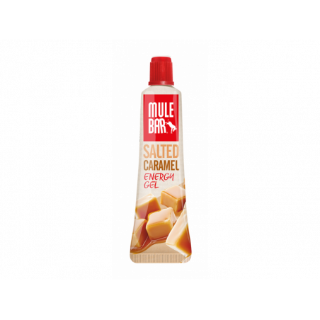 Gel énergétique mulebar saveur caramel salé sans gluten de marque française